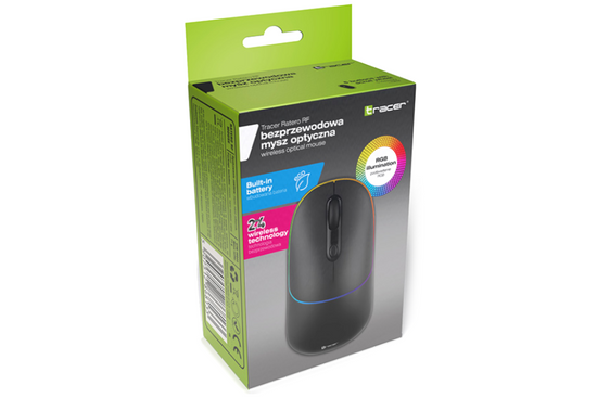 Nová myš TRACER RATERO RF 2,4 Ghz Bezdrátová Černá - Obrázek 4