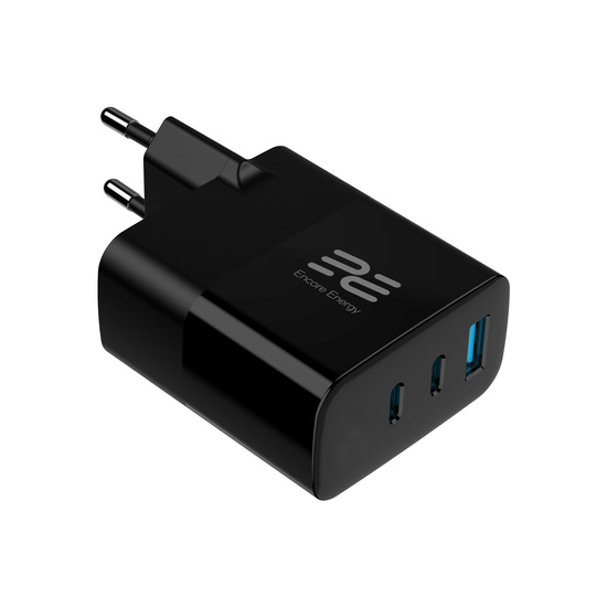 Nová síťová nabíječka Encore Energy GaN QC 4+ PD 3.0 USB-A USB-C x2 65W MD-6583R displej - Obrázek 5