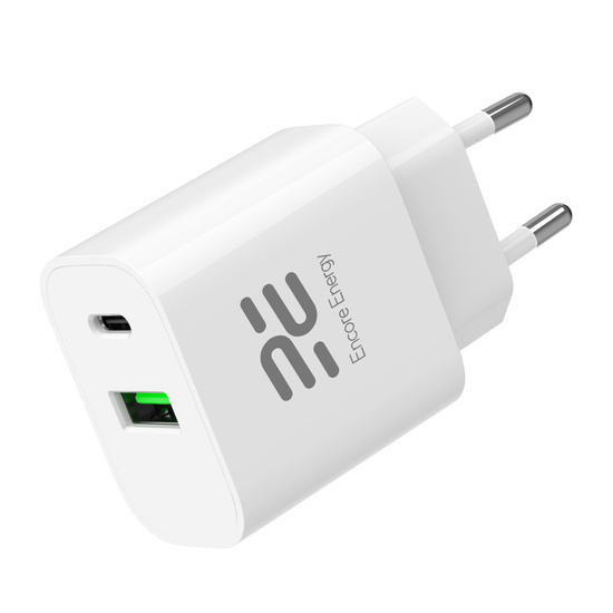 Nová síťová nabíječka Encore Energy PD 3.0 Quick Charge 4.0 USB-A USB-C 20W adaptér MD-2083R + Kabel Encore Energy USB 2m - Obrázek 6