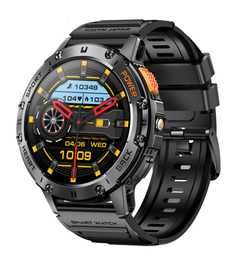 Smartwatch GlacierX Lunar Black