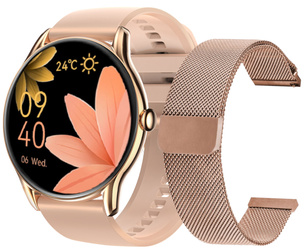 Nový smartwatch GlacierX Sphere Rose Gold + náramek mesh GX-SZ36 BM