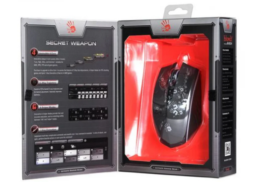 Nová myš A4Tech Bloody Blazing A60 6200DPI drátová USB A4TMYS45084 - Obrázek 4