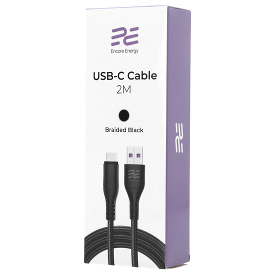 Nový Encore Energy USB-A na USB-C kabel pro nabíjení a přenos dat 200 cm - Obrázek 4