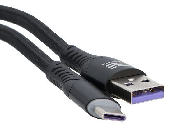 Nový Encore Energy USB-A na USB-C kabel pro nabíjení a přenos dat 200 cm - Obrázek 6