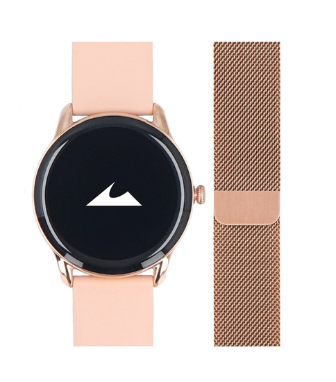 Nový smartwatch GlacierX Sphere Rose Gold + náramek mesh GX-SZ36 BM - Obrázek 13