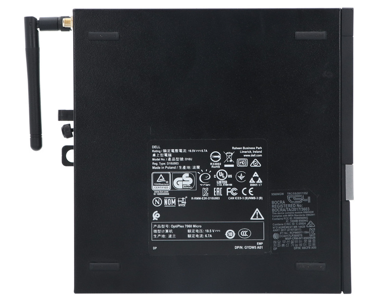 Dell Optiplex 7060 Micro i5-8500 6x3.0GHz 8GB 128GB SSD WIFI Windows 11 Professional - Obrázek 6