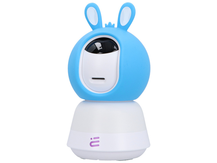 Inteligentní WiFi kamera chůvička otočná FHD alarm ukolébavky Baby Guard + monitor modrý Encore View - Obrázek 3