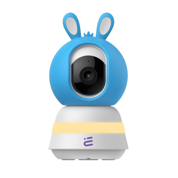 Inteligentní WiFi kamera chůvička otočná FHD alarm ukolébavky Baby Guard + monitor modrý Encore View - Obrázek 6