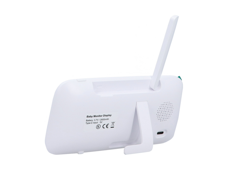 Inteligentní WiFi kamera chůvička otočná FHD alarm ukolébavky Baby Guard + monitor modrý Encore View - Obrázek 11