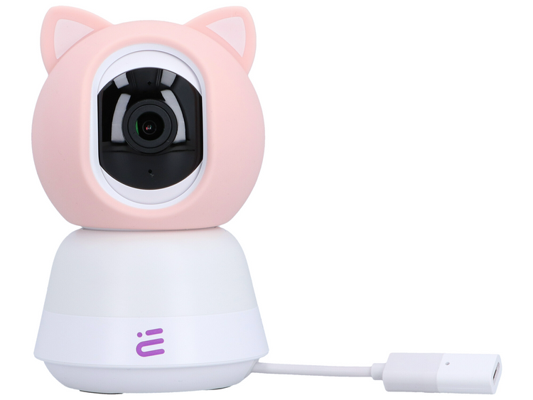 Inteligentní WiFi kamera chůvička otočná FHD alarm ukolébavky Baby Guard + monitor modrý Encore View - Obrázek 14