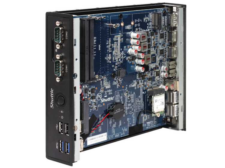 Shuttle XPC slim DS77U i5-7200U 2x2,5GHz 8GB 256GB SSD Windows 10 Professional