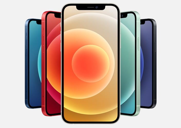 Apple iPhone 12 A2404 4GB 128GB 5G Černý Třída A iOS